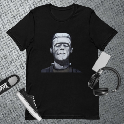 A mockup of a t-shirt with the artwork 